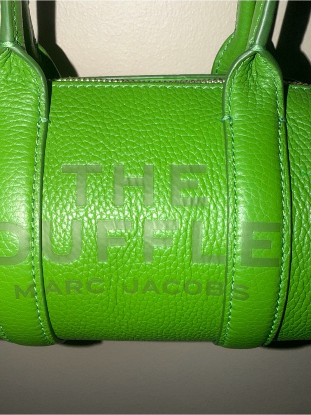 Marc Jacobs Green The Duffel Mini Leather Crossbody Bag - Picture 2 of 11